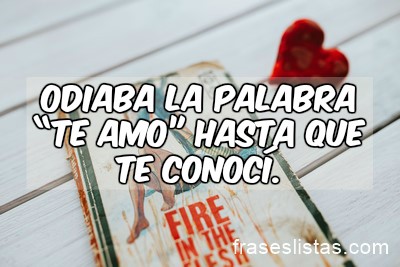 amor que se mueve con frases